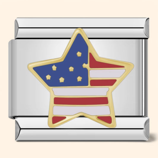 USA Star - Silver