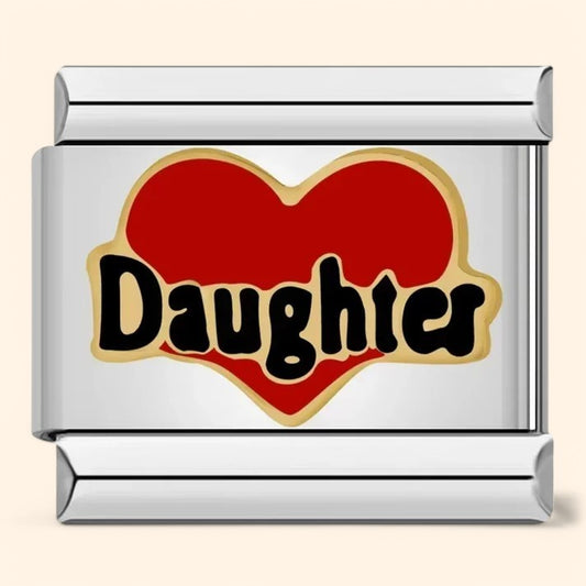 Daughter Charm - Silver