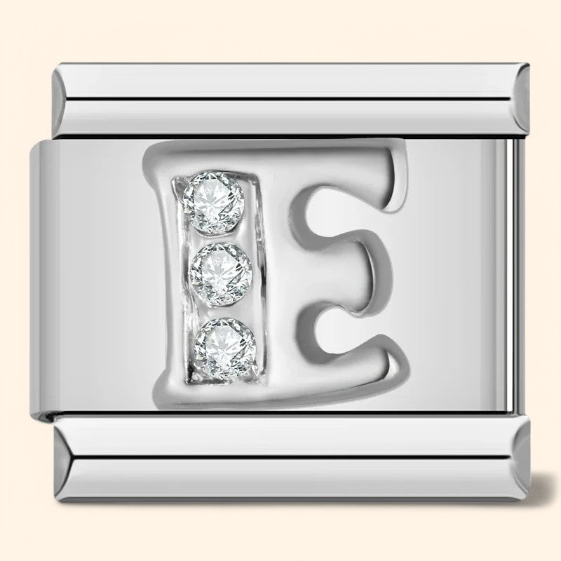 Letter Charm - Silver