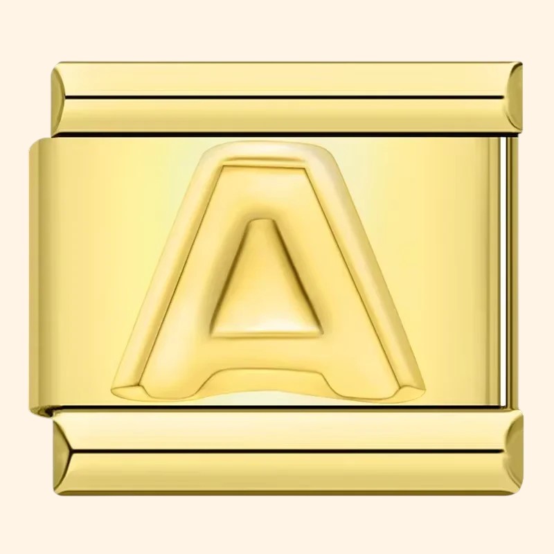 Letter Charm - Gold